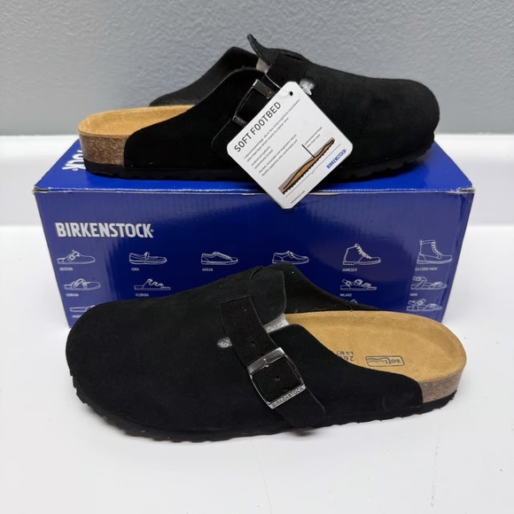 Birkenstock black clogs